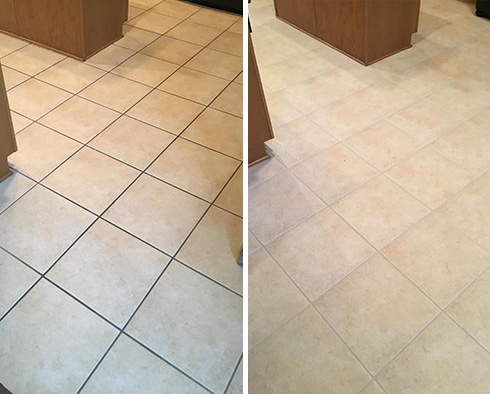 Floor Restored by Our Tile and Grout Cleaners in Bedford, NY