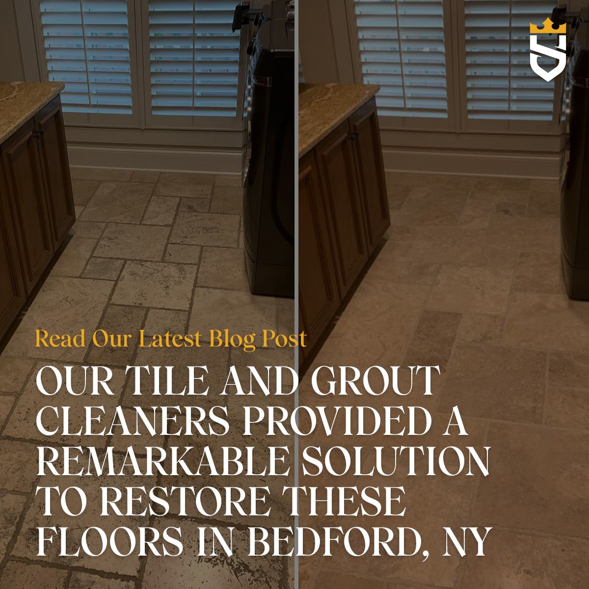 Our Tile and Grout Cleaners Provided a Remarkable Solution to Restore These Floors in Bedford, NY